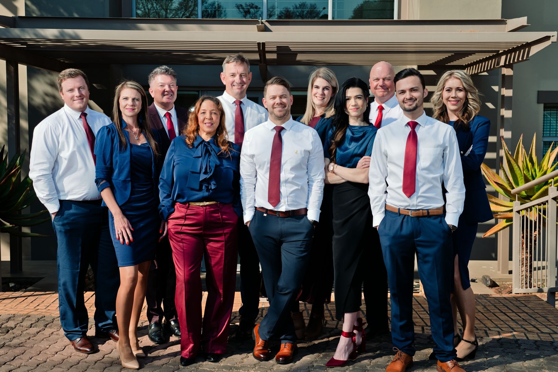 The Snyman de Jager team outside the Centurion office