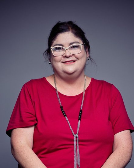 A member of the Snyman de Jager team
